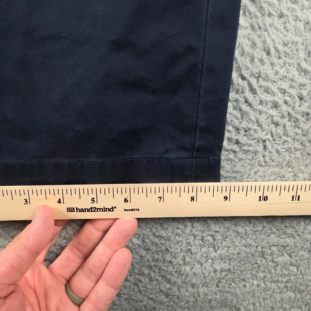 Polo Ralph‎ Lauren Pant Mens 42x30 (39x29) Blue Ethan Pleated Front 100% Cotton